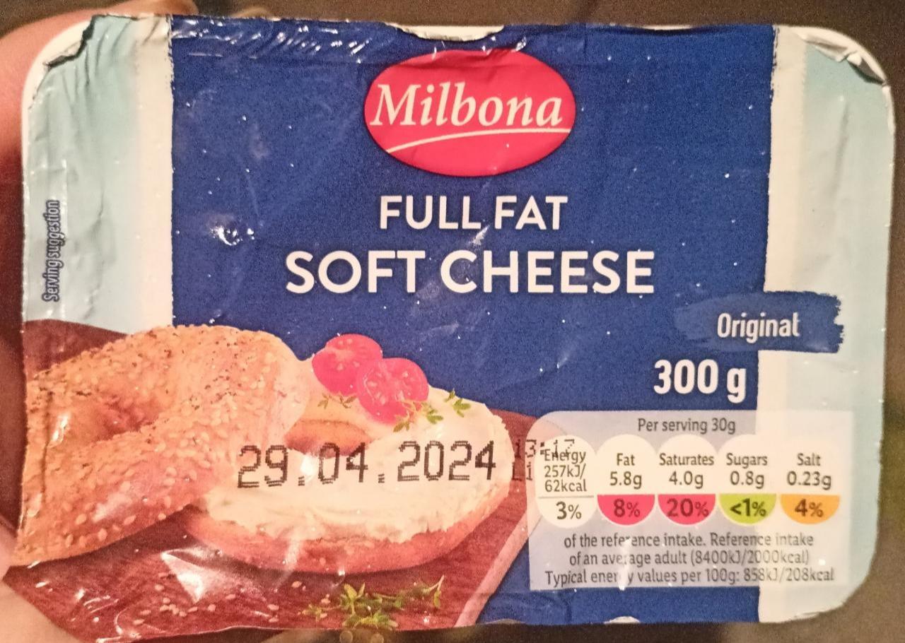 Fotografie - Full fat soft cheese original Milbona