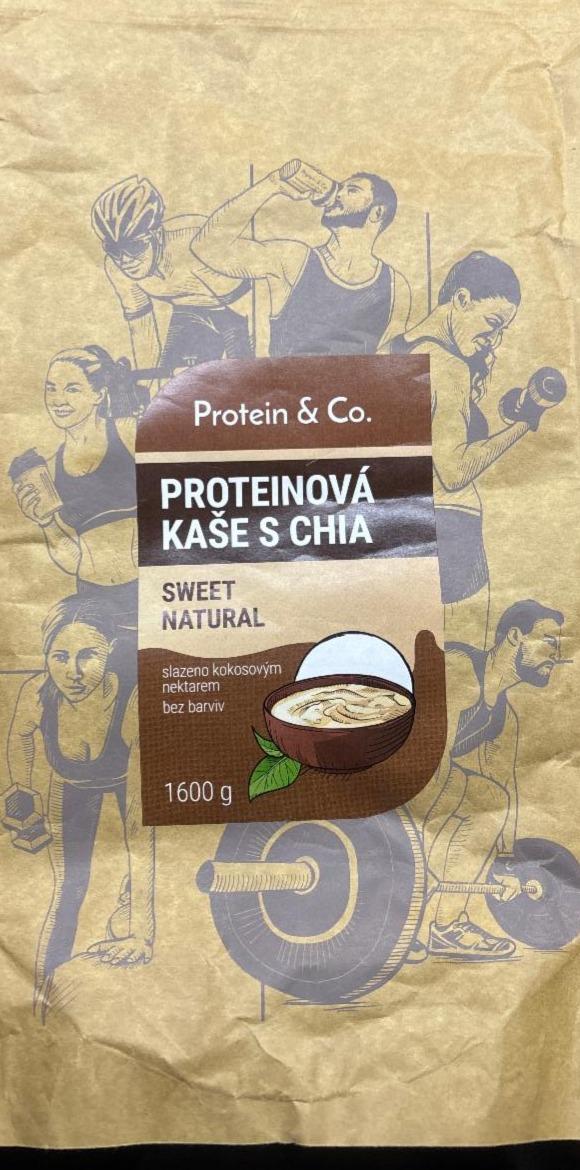 Fotografie - Proteinová kaše s chia sweet natural Protein & Co.