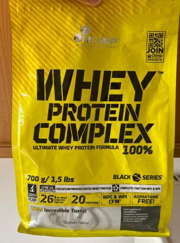 Fotografie - Whey protein complex blueberry flavour Olimp sport nutrition