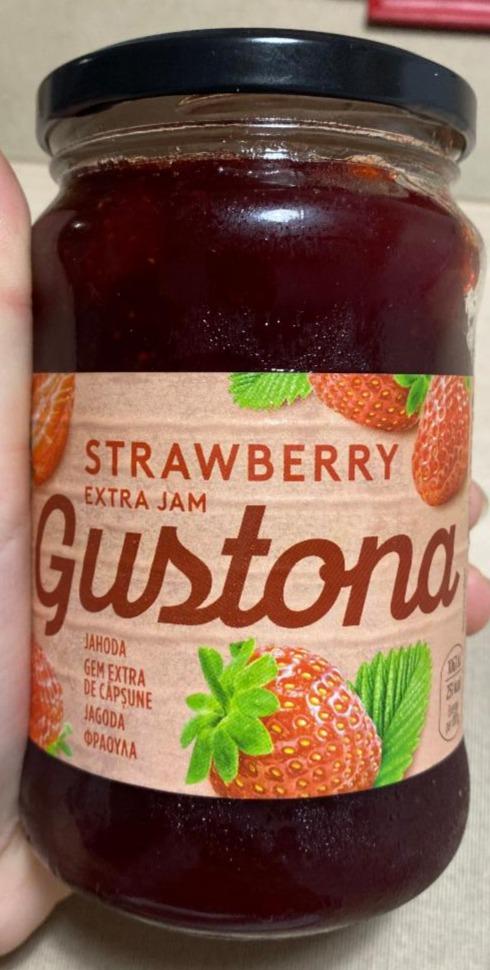 Fotografie - Strawberry extra jam Gustona