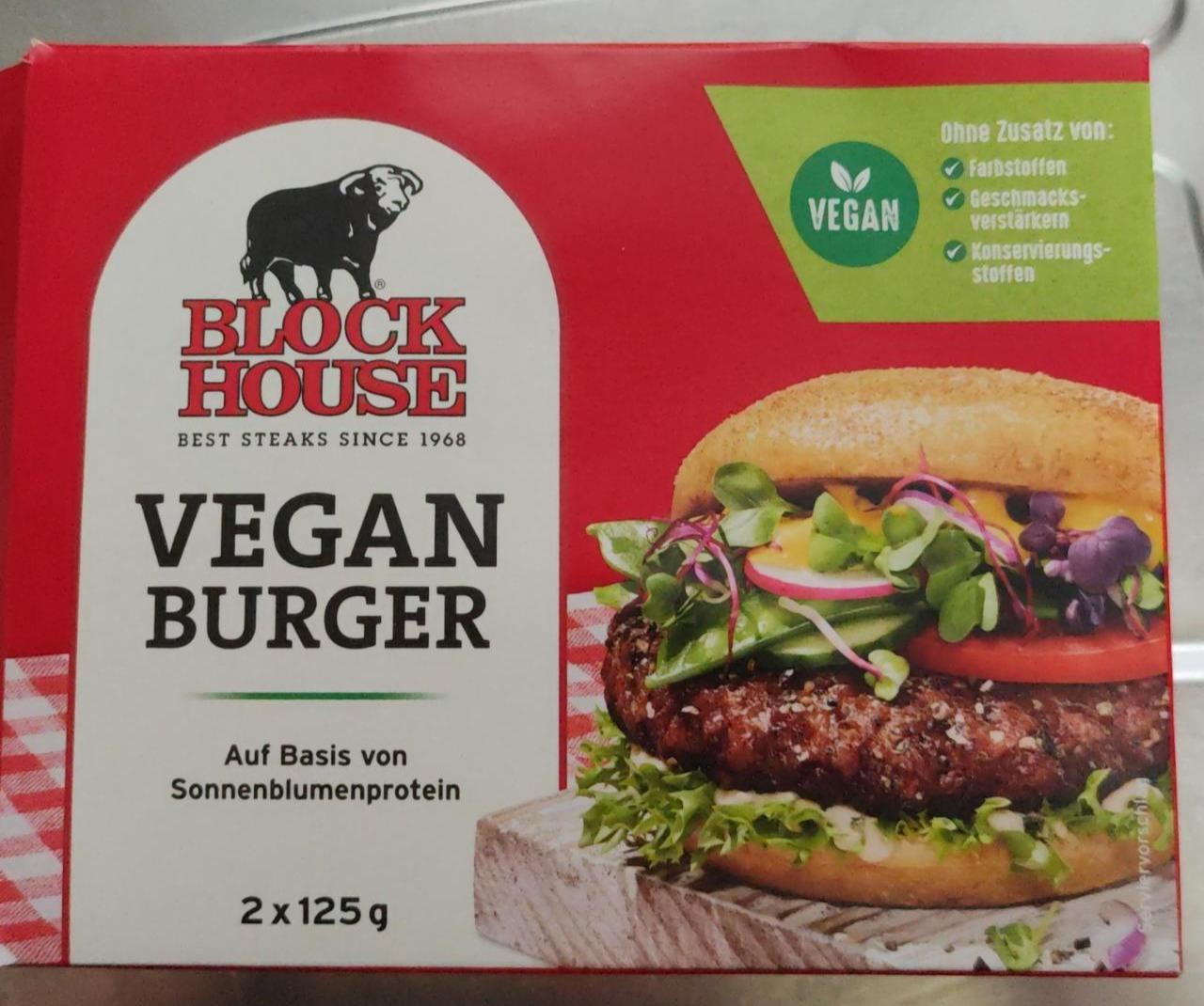 Fotografie - Vegan burger Block House