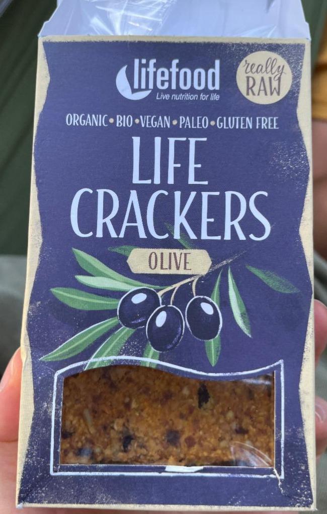 Fotografie - Bio life crackers olive Lifefood