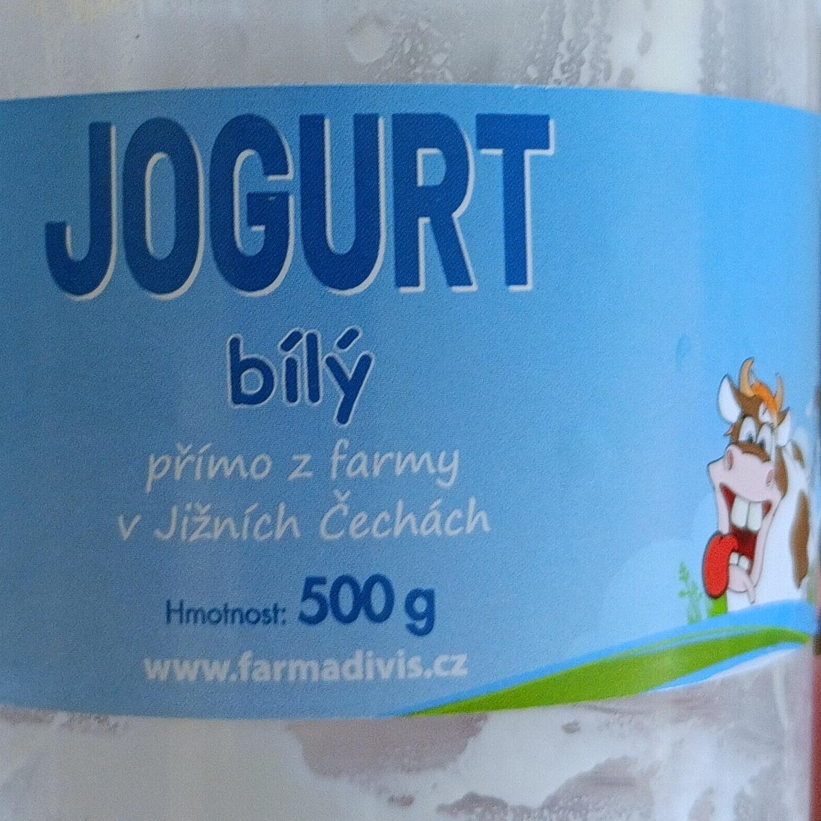 Fotografie - Jogurt bílý Farma Diviš