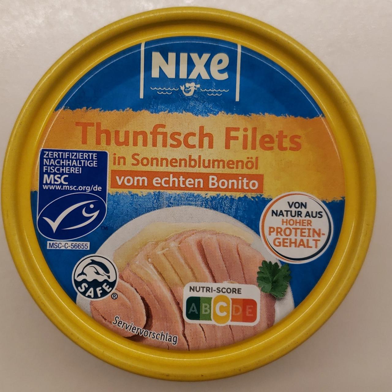 Fotografie - Thunfisch filets in sonnenblumenöl Nixe