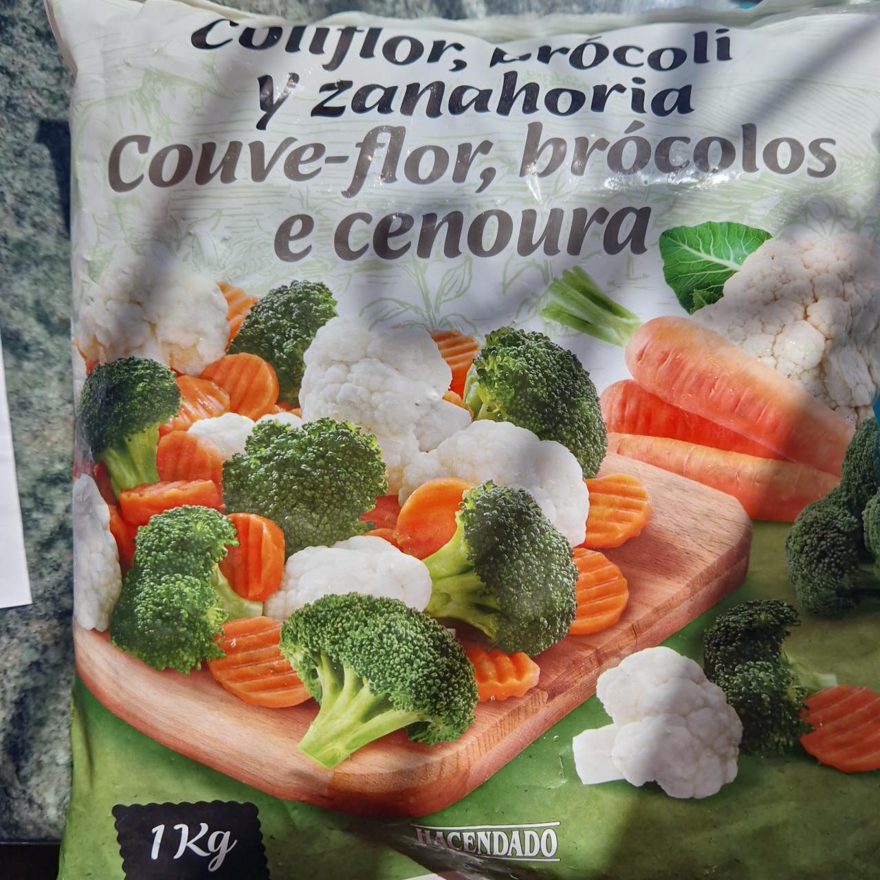 Fotografie - Coliflor, brócoli y zanahoria Hacendado