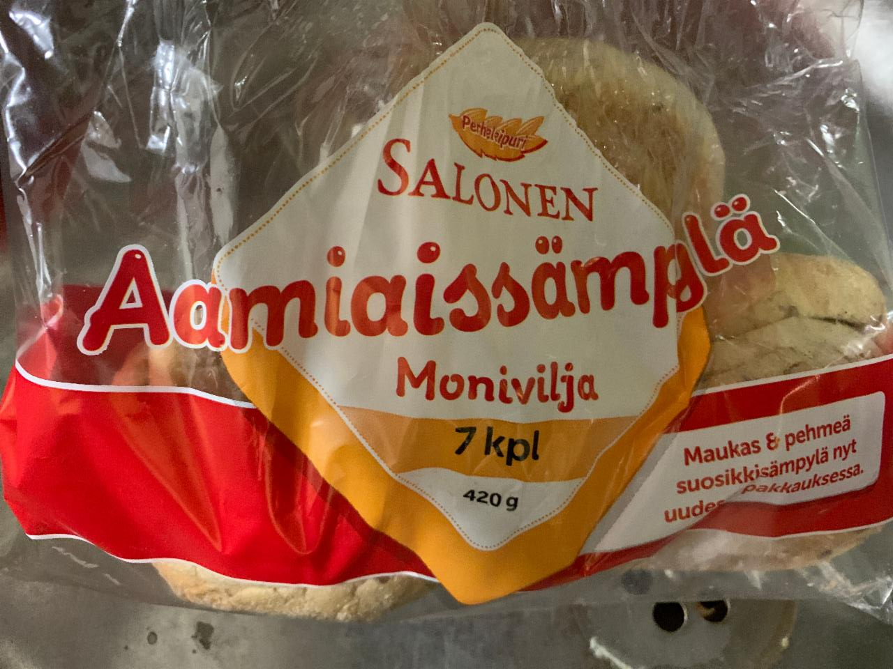 Fotografie - Salonen aamiaissämpylä monivilja Perheleipuri