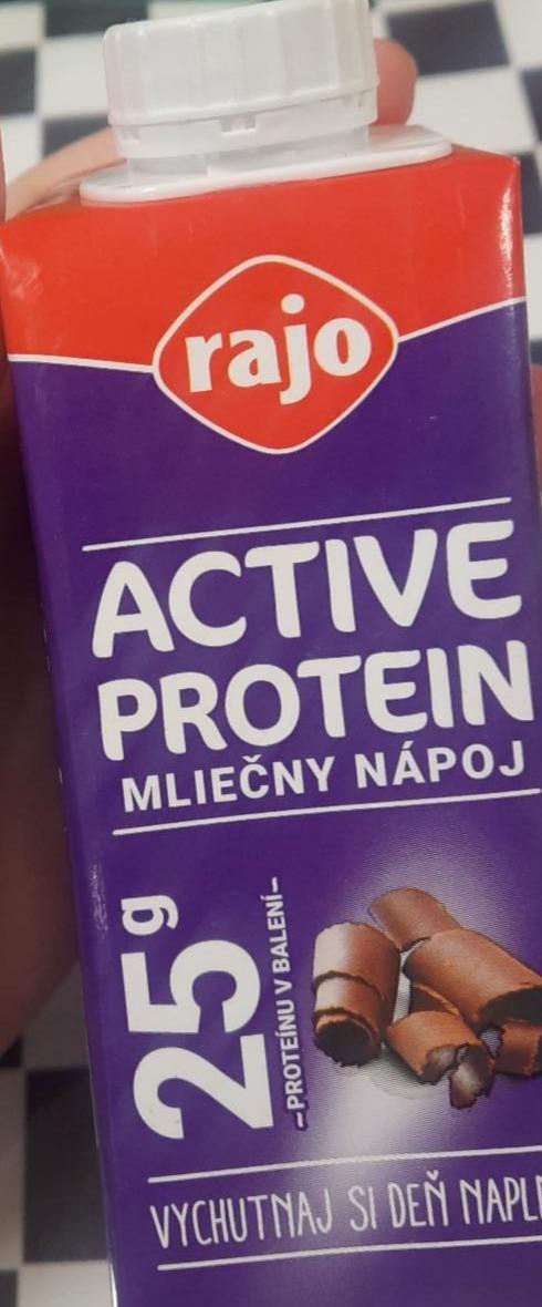 Fotografie - Active Protein Mliečny nápoj čokoláda Rajo