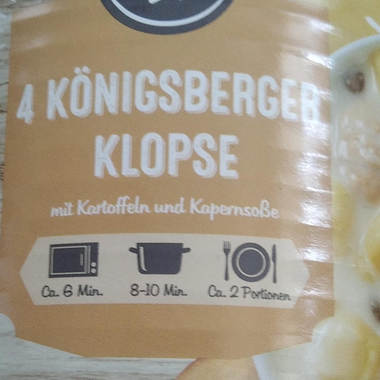 Fotografie - 4 Königsberger Klopse Speise ZEIT