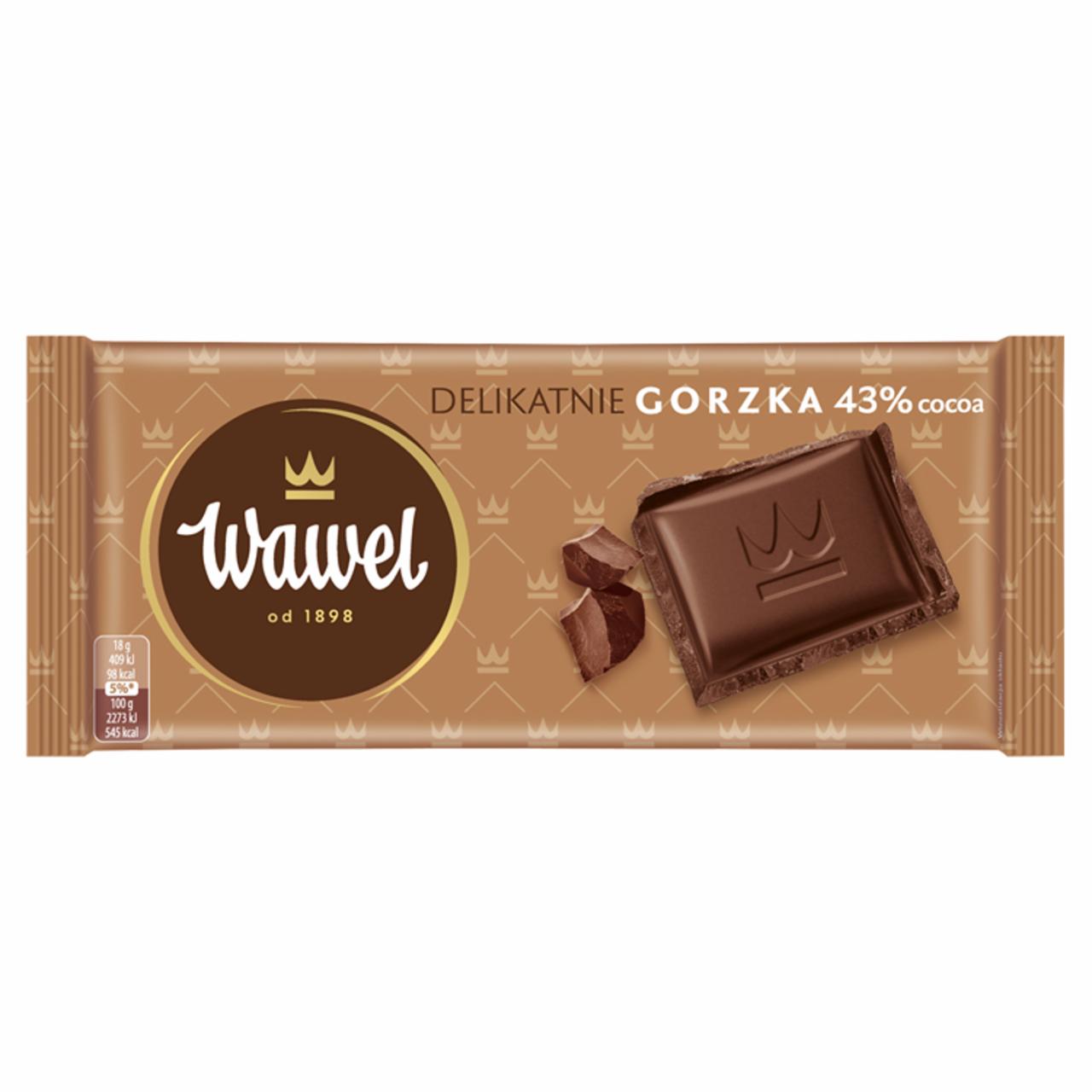 Fotografie - Gorzka 43% cocoa Wawel