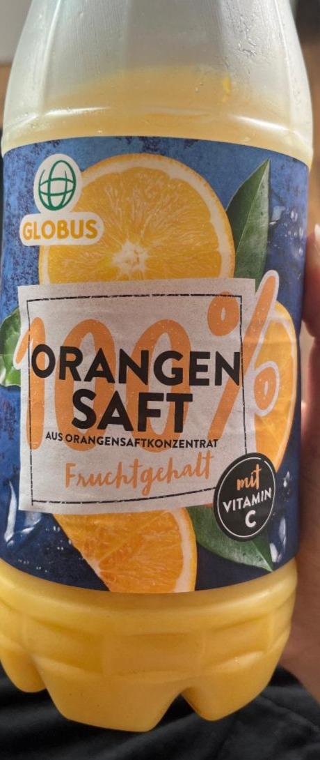 Fotografie - 100% orangen saft Globus