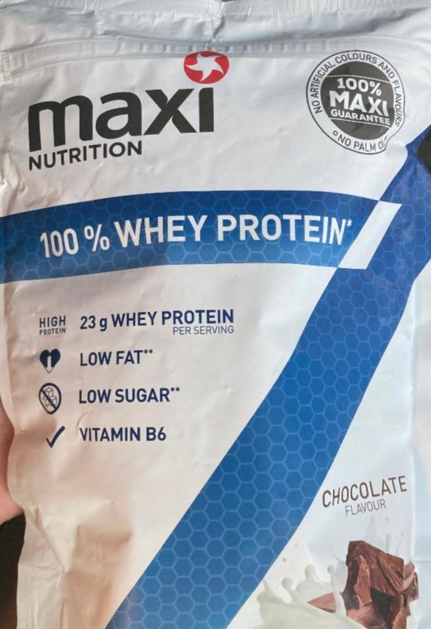 Fotografie - 100% Whey Protein Chocolate MaxiNutrition