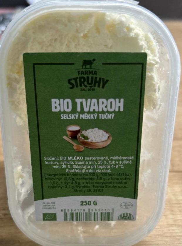 Fotografie - Bio tvaroh selský měkký tučný Farma Struhy