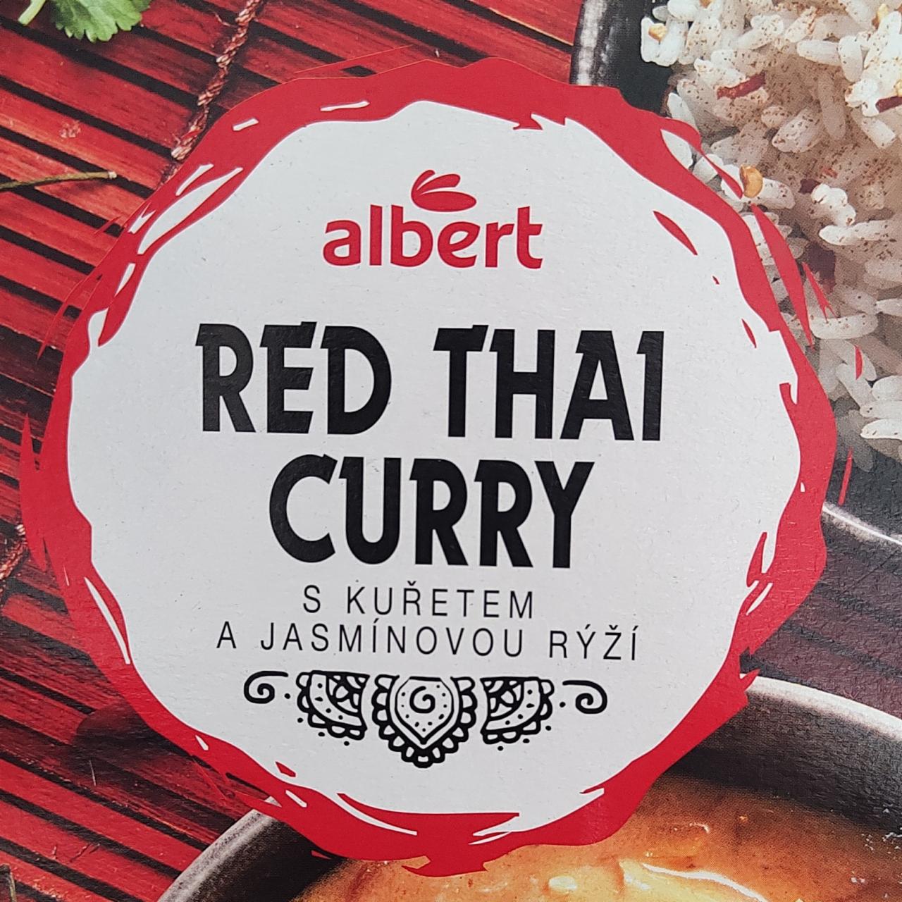 Fotografie - Red thai curry s kuřetem a jasmínovou rýží Albert