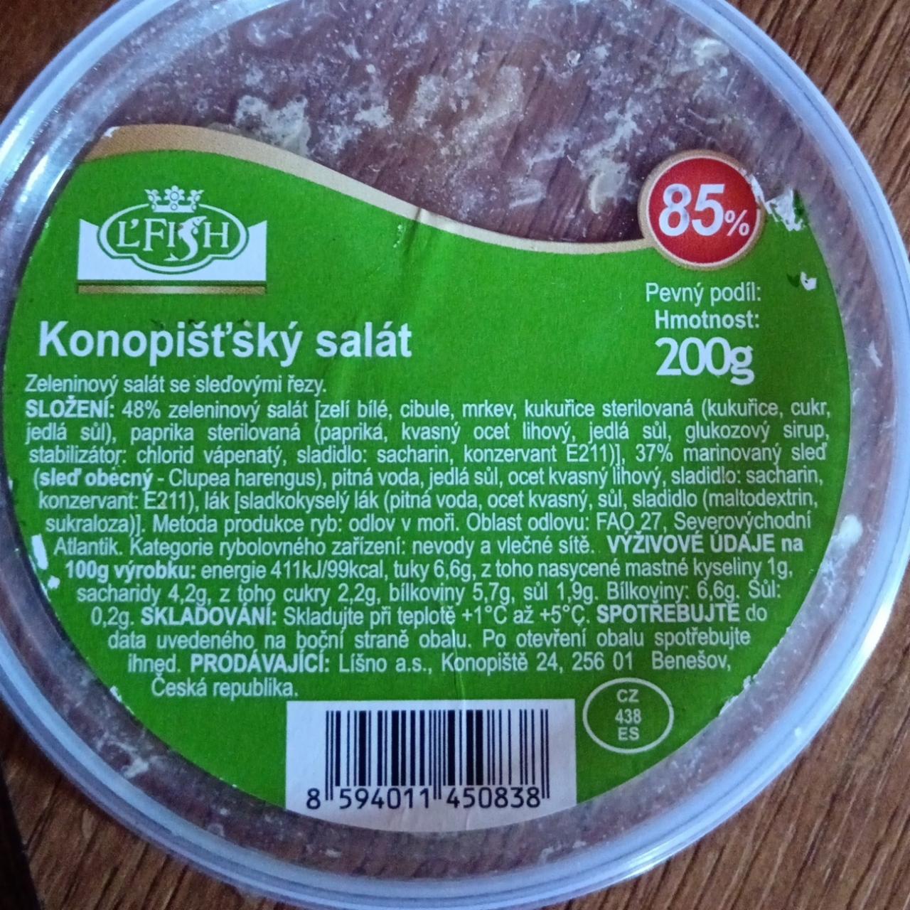 Fotografie - Konopišťský salát L'Fish