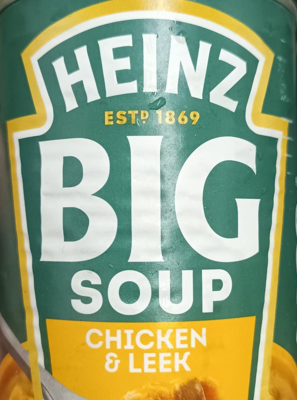 Fotografie - Big soup chicken & leek Heinz