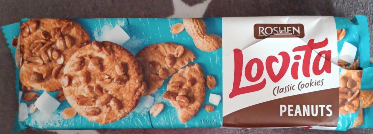 Fotografie - Lovita classic cookies peanuts Roshen