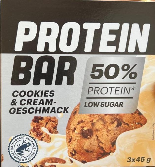 Fotografie - Protein bar cookies & cream-geschmack