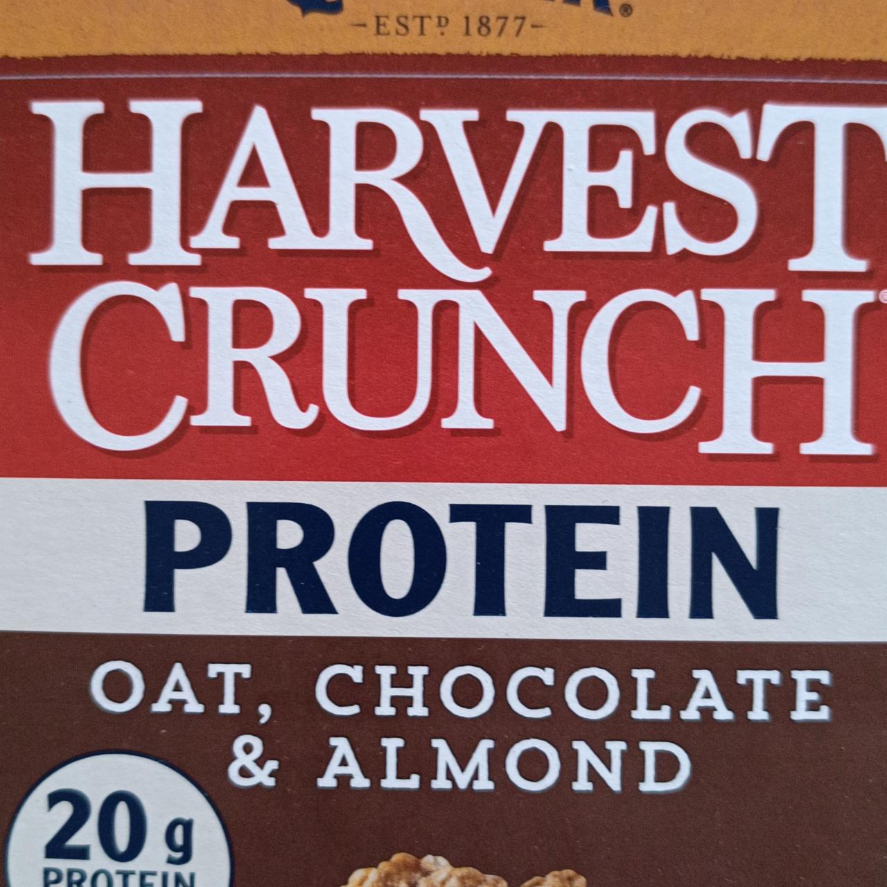 Fotografie - Harvest crunch protein oat, chocolate & almond Quaker