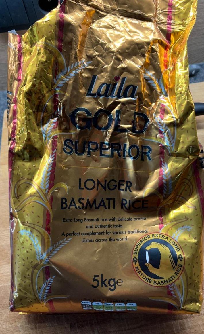 Fotografie - Superior longer basmati rice Laila Gold