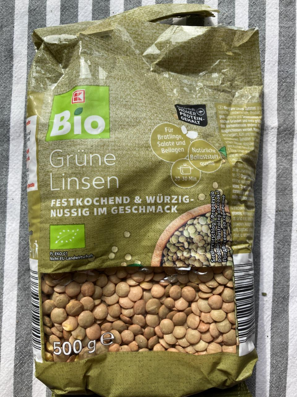 Fotografie - Grüne Linsen K-Bio