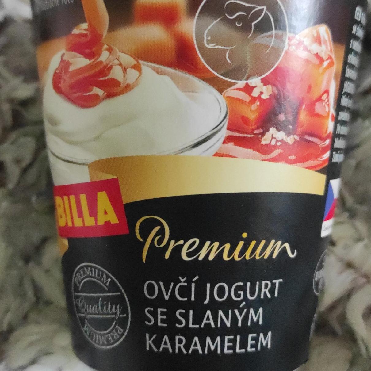 Fotografie - Ovčí jougurt se slaným karamelem Billa Premium