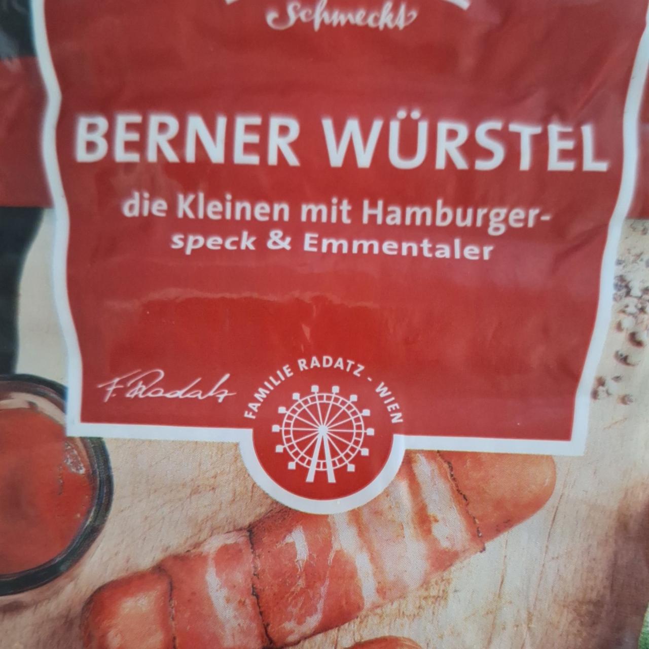 Fotografie - Berner Würstel Radatz