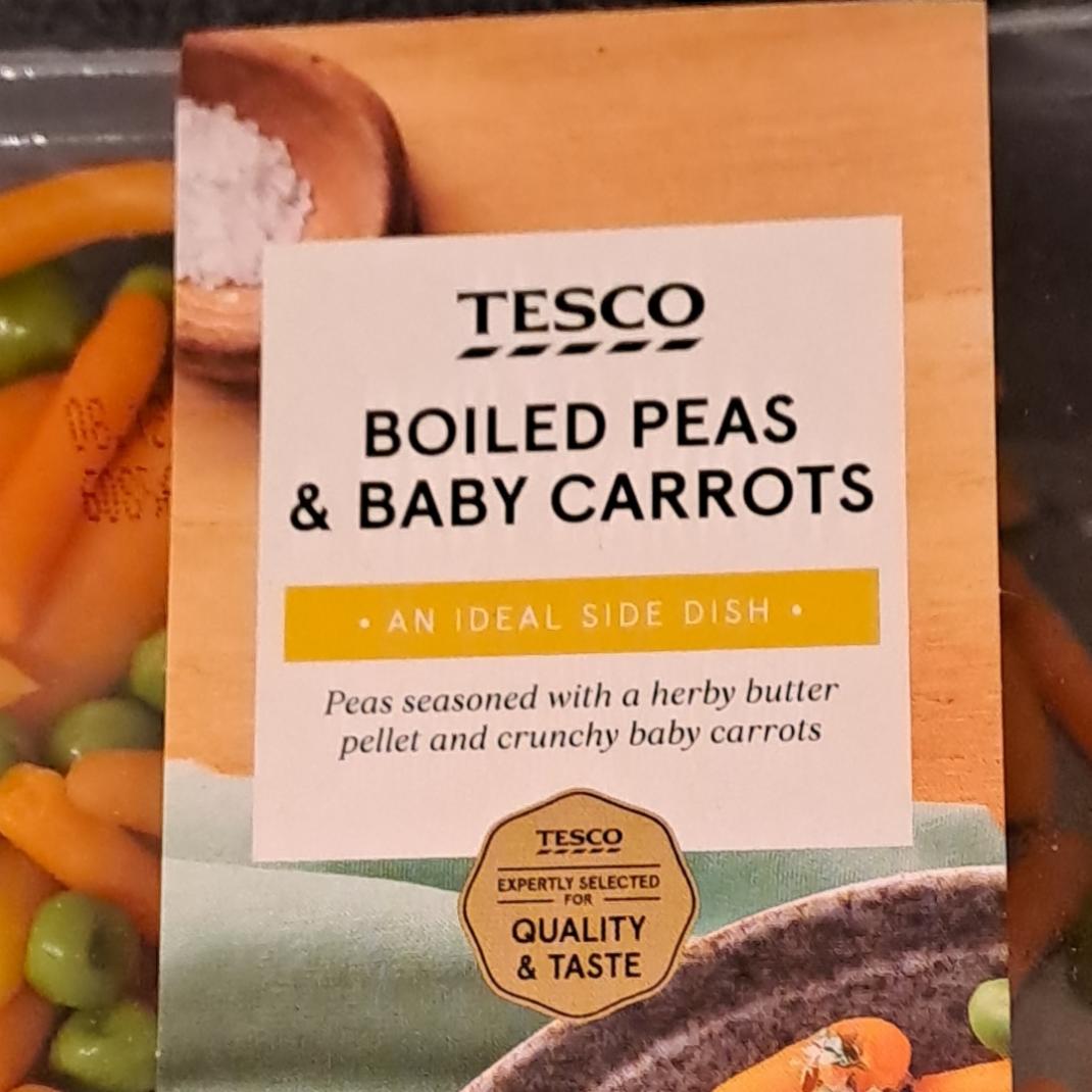 Fotografie - Boiled peas baby carrots Tesco