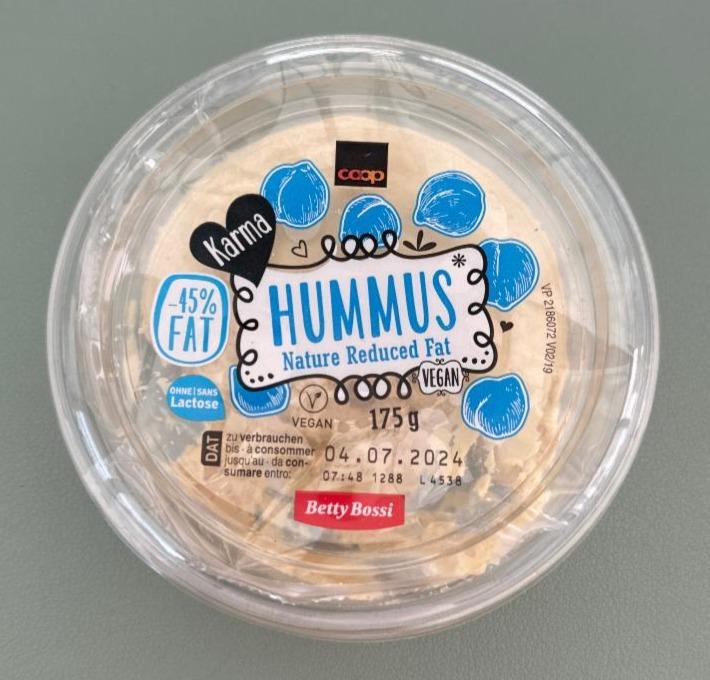 Fotografie - Hummus nature reduced fat Betty Bossi