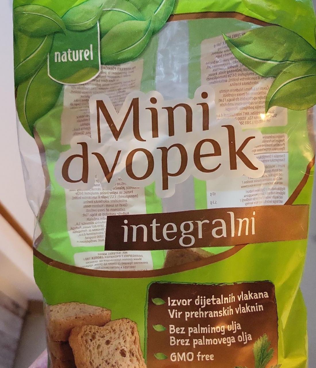 Fotografie - Mini dvopek integralni Naturel