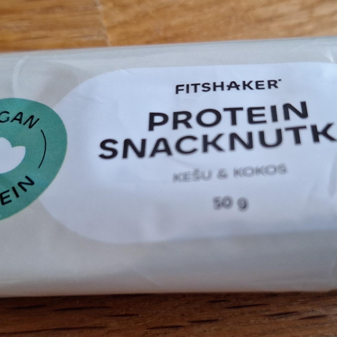 Fotografie - Protein snacknutka kešu & kokos Fitshaker