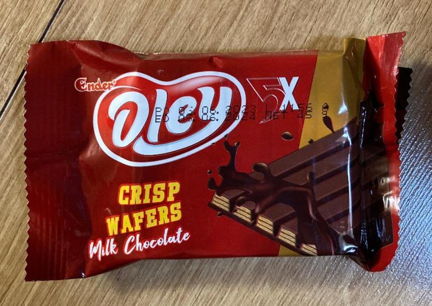 Fotografie - Oley crisp wafers milk chocolate Ender