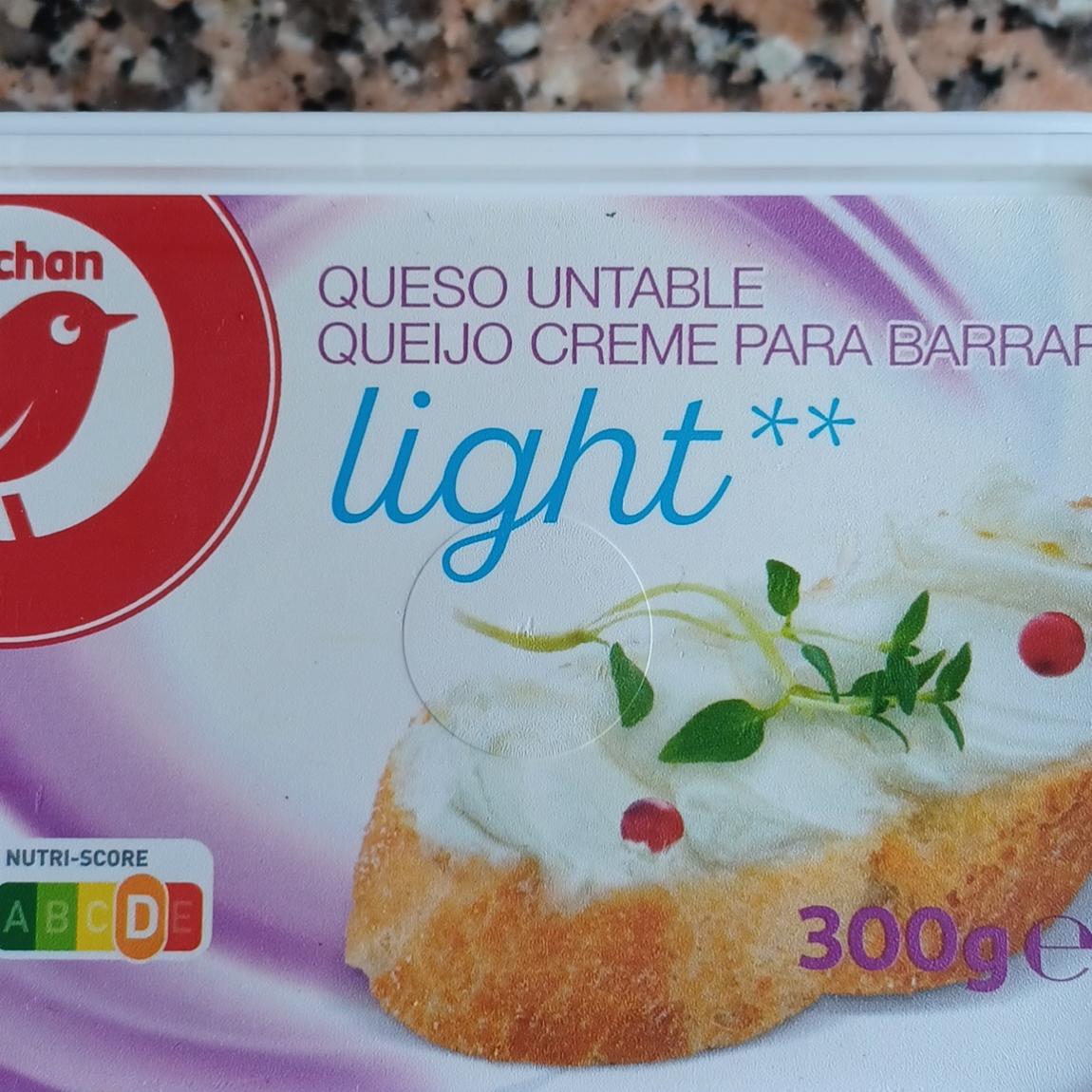 Fotografie - Queso untable light Auchan