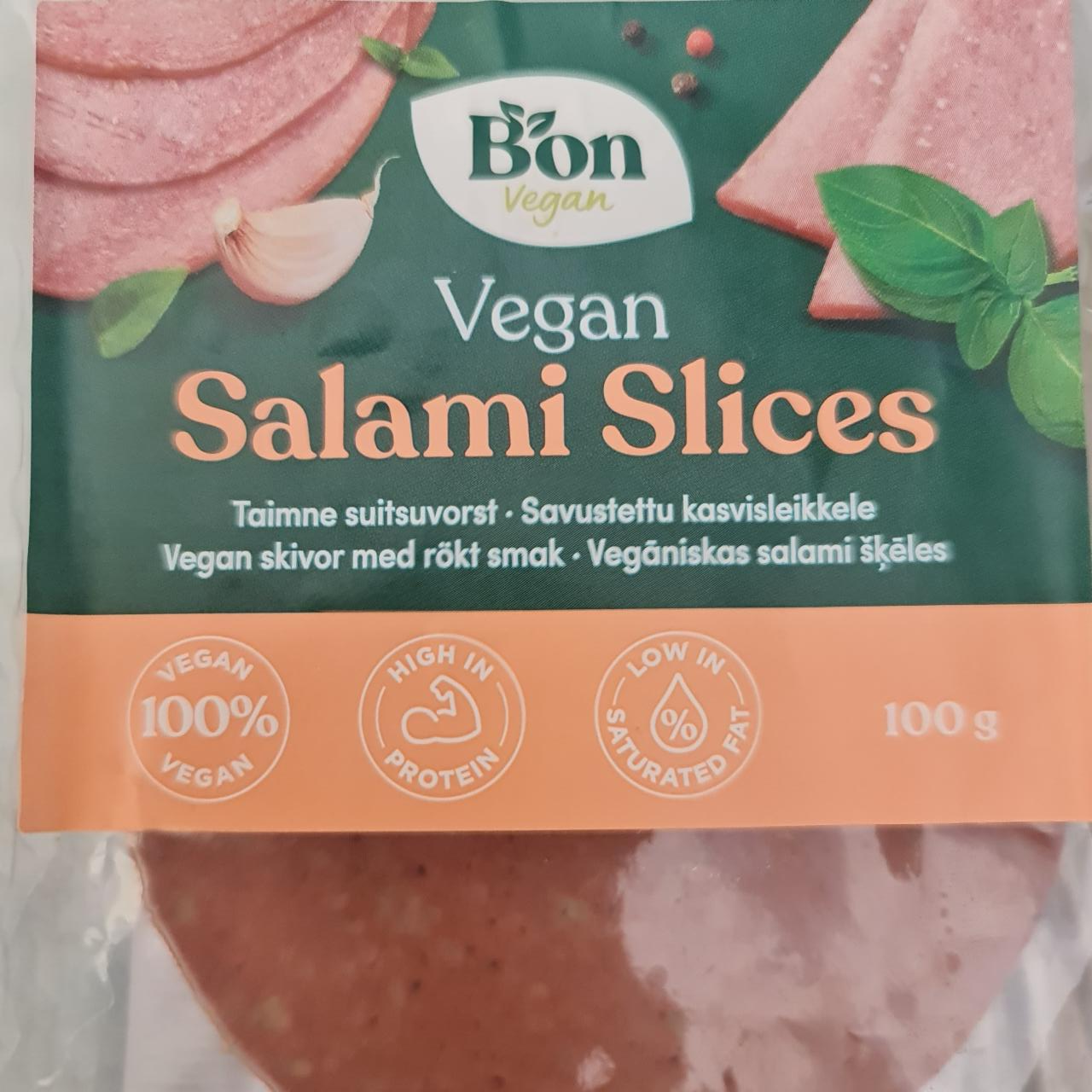 Fotografie - Vegan salami slices Bon Vegan