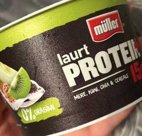 Fotografie - Laurt protein+ mere, kiwi, chia & cereale müller