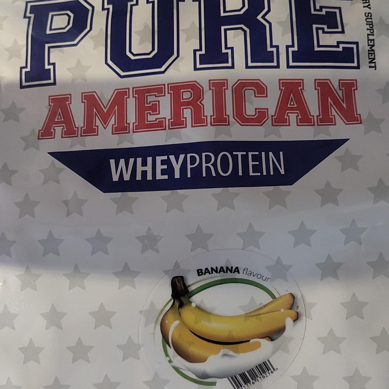 Fotografie - Pure american whey protein banana FitMax