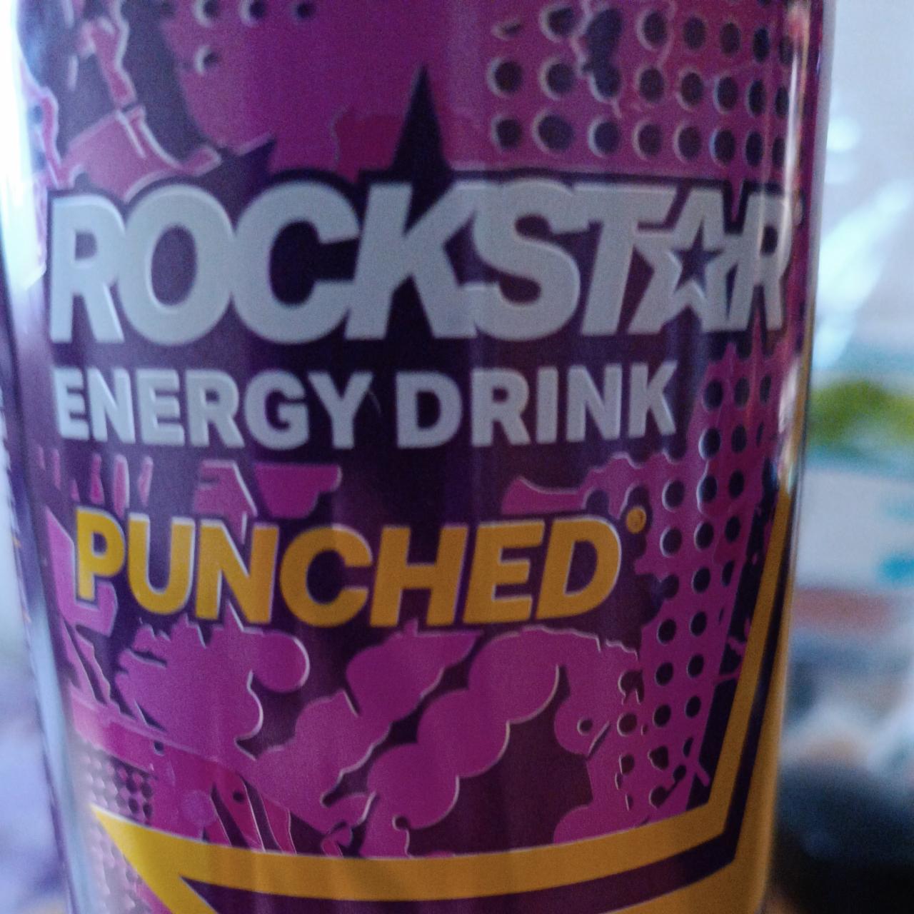 Fotografie - Energy drink punched Rockstar