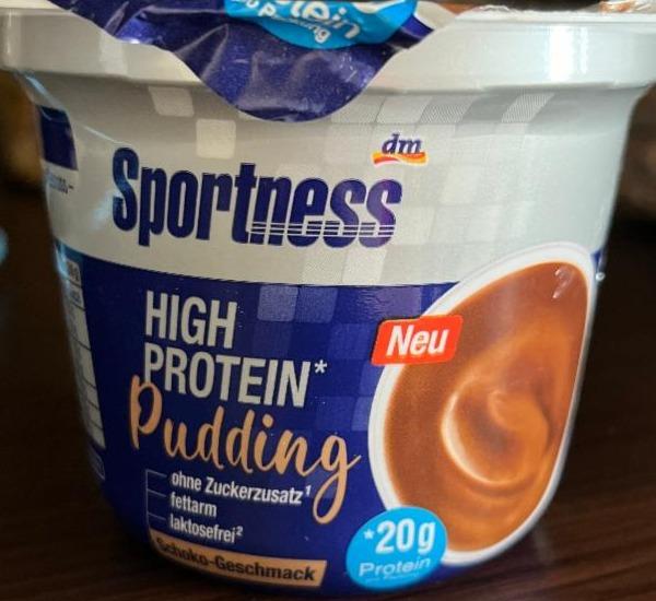 Fotografie - High protein pudding schoko-geschmack Sportness