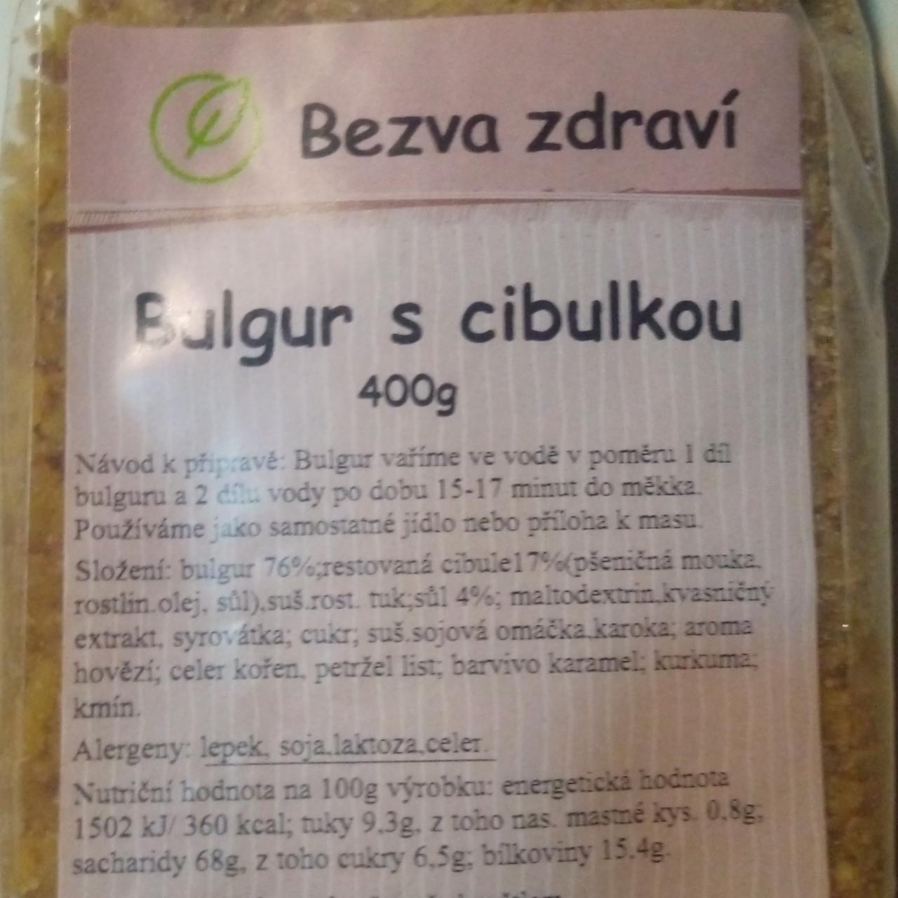 Fotografie - Bulgur s cibulkou Bezva zdraví