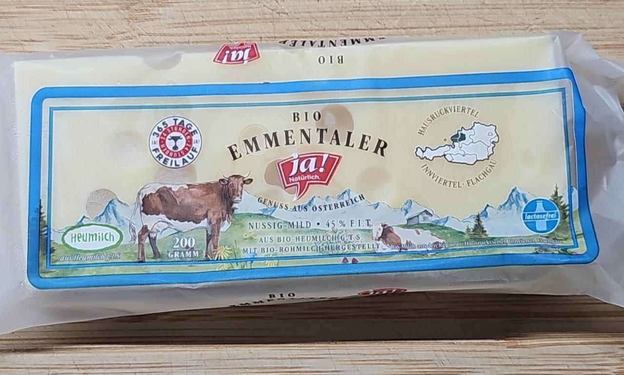 Fotografie - Bio emmentaler gerieben Ja! Natürlich.