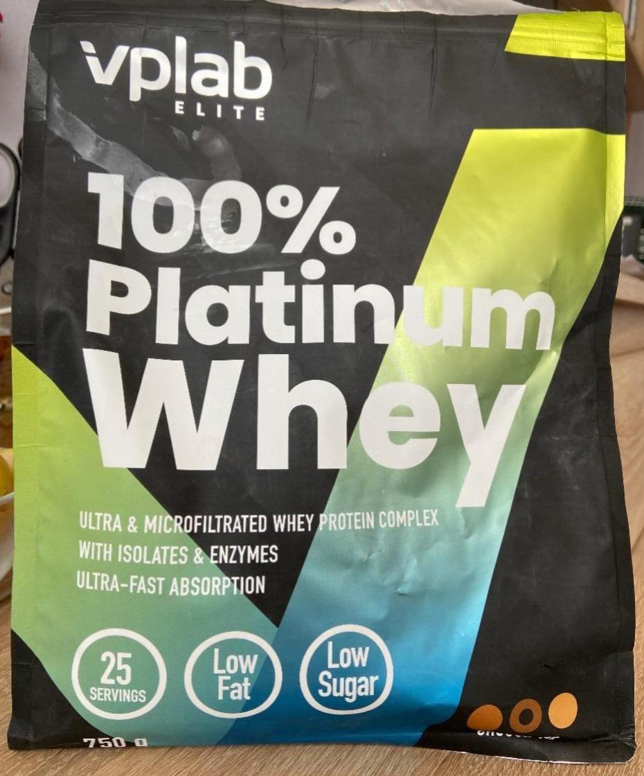 Fotografie - 100% Platinum Whey chocolate Vplab