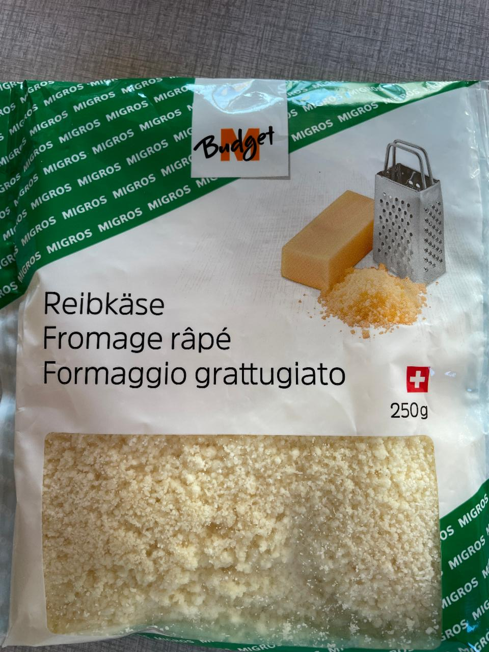 Fotografie - Reibkäse M-Budget