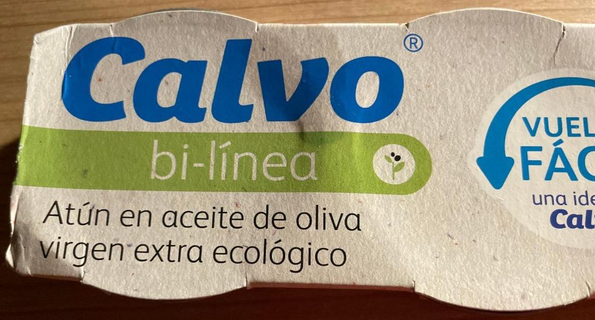 Fotografie - Bi-línea atún en aceite de oliva virgen extra ecológico Calvo