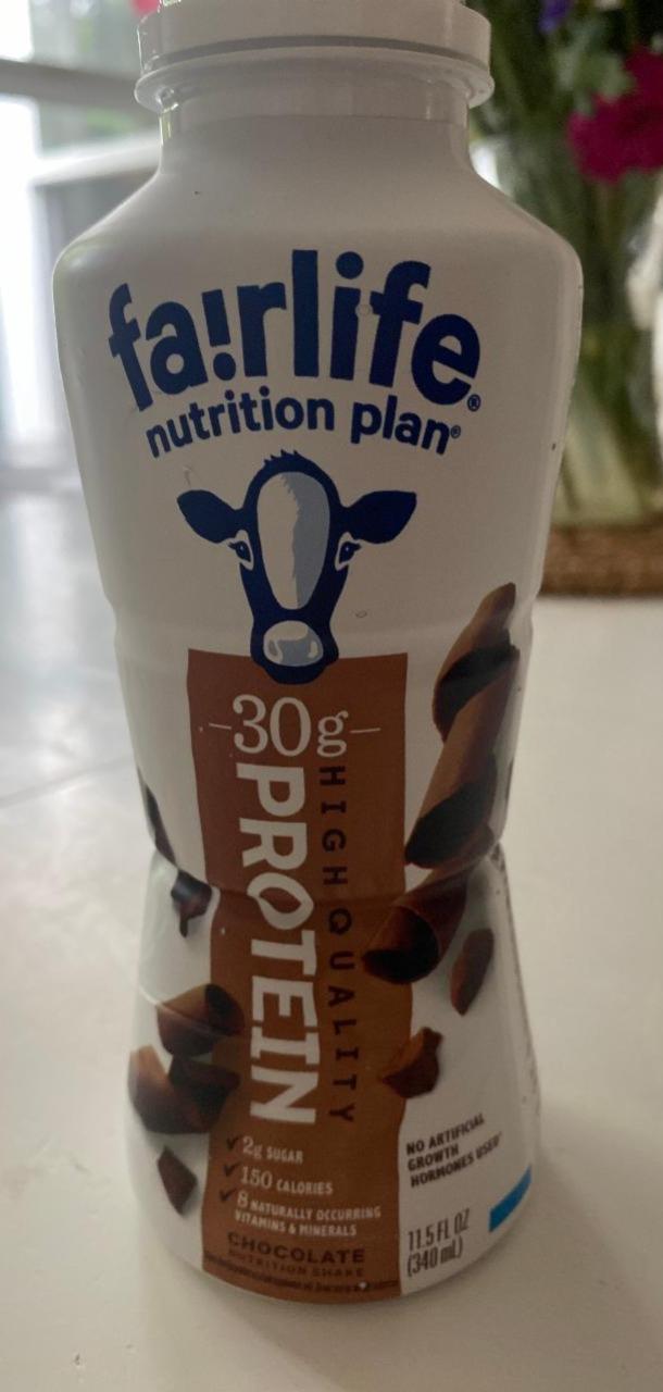 Fotografie - High quality protein 30g chocolate shake Fairlife