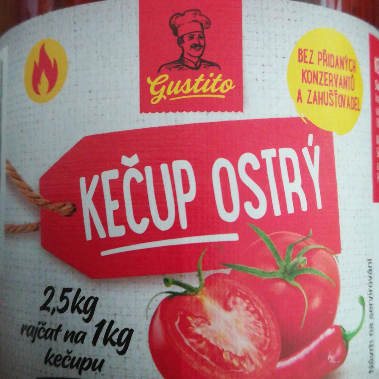 Fotografie - Kečup ostrý Gustito