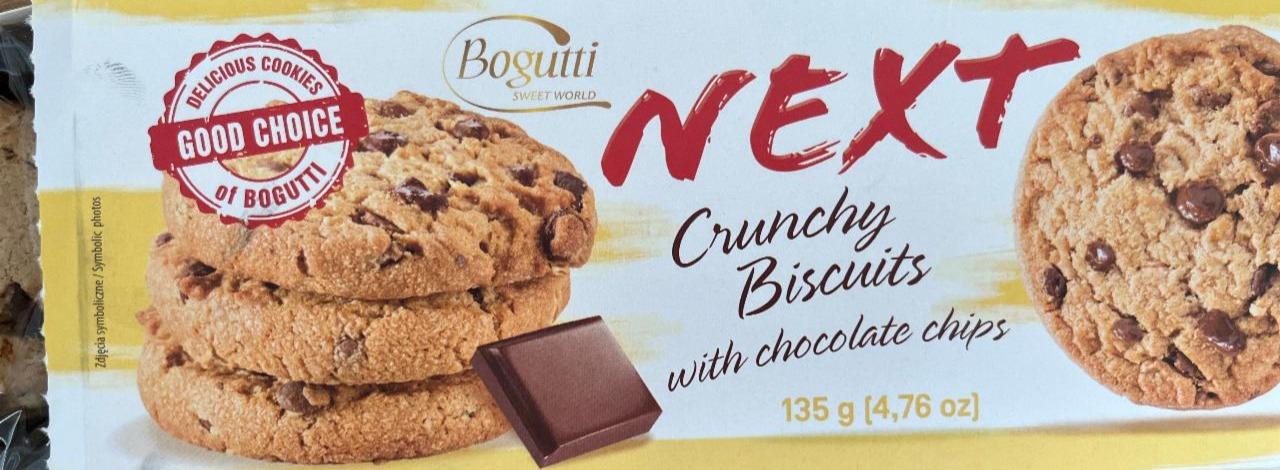 Fotografie - Next crunchy biscuits with chocolate chips Bogutti