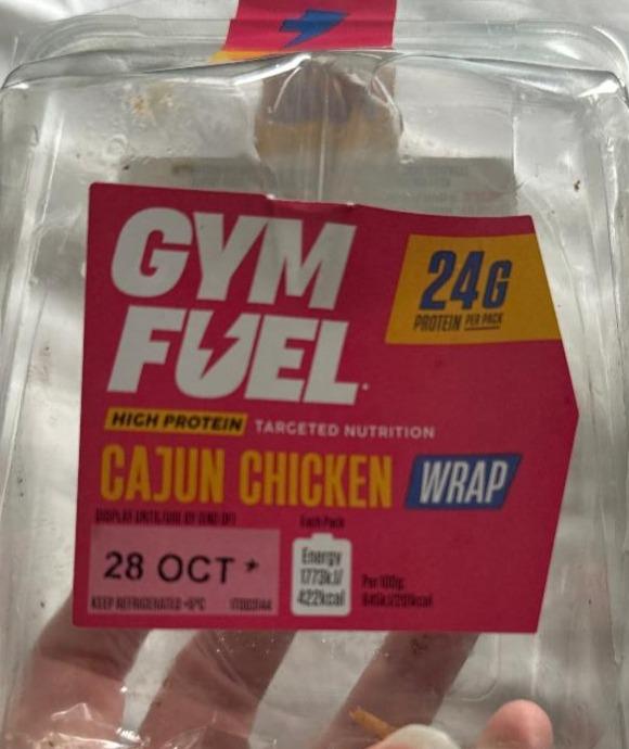 Fotografie - Cajun chicken wrap Gym Fuel