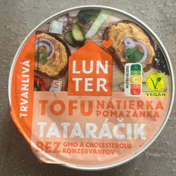 Fotografie - Trvanlivá tofu nátierka pomazánka tataráčik Lunter