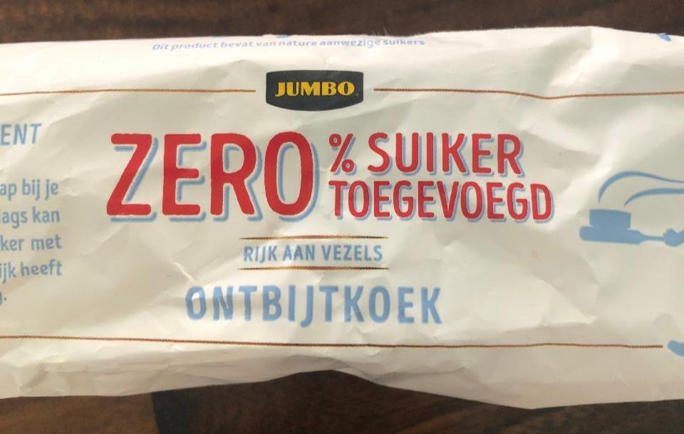 Fotografie - Ontbijtkoek zero % suiker toegevoegd Jumbo