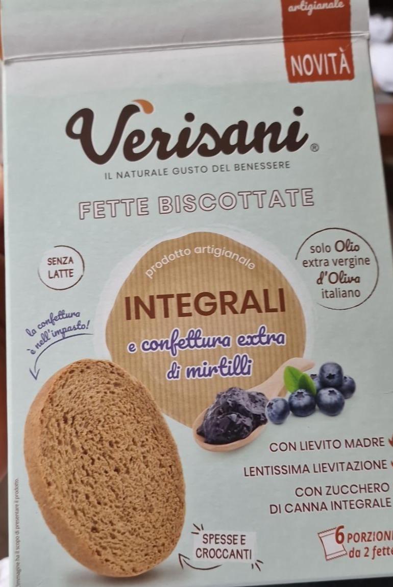 Fotografie - Fette biscottate integrali e confettura extra di mirtilli Verisani