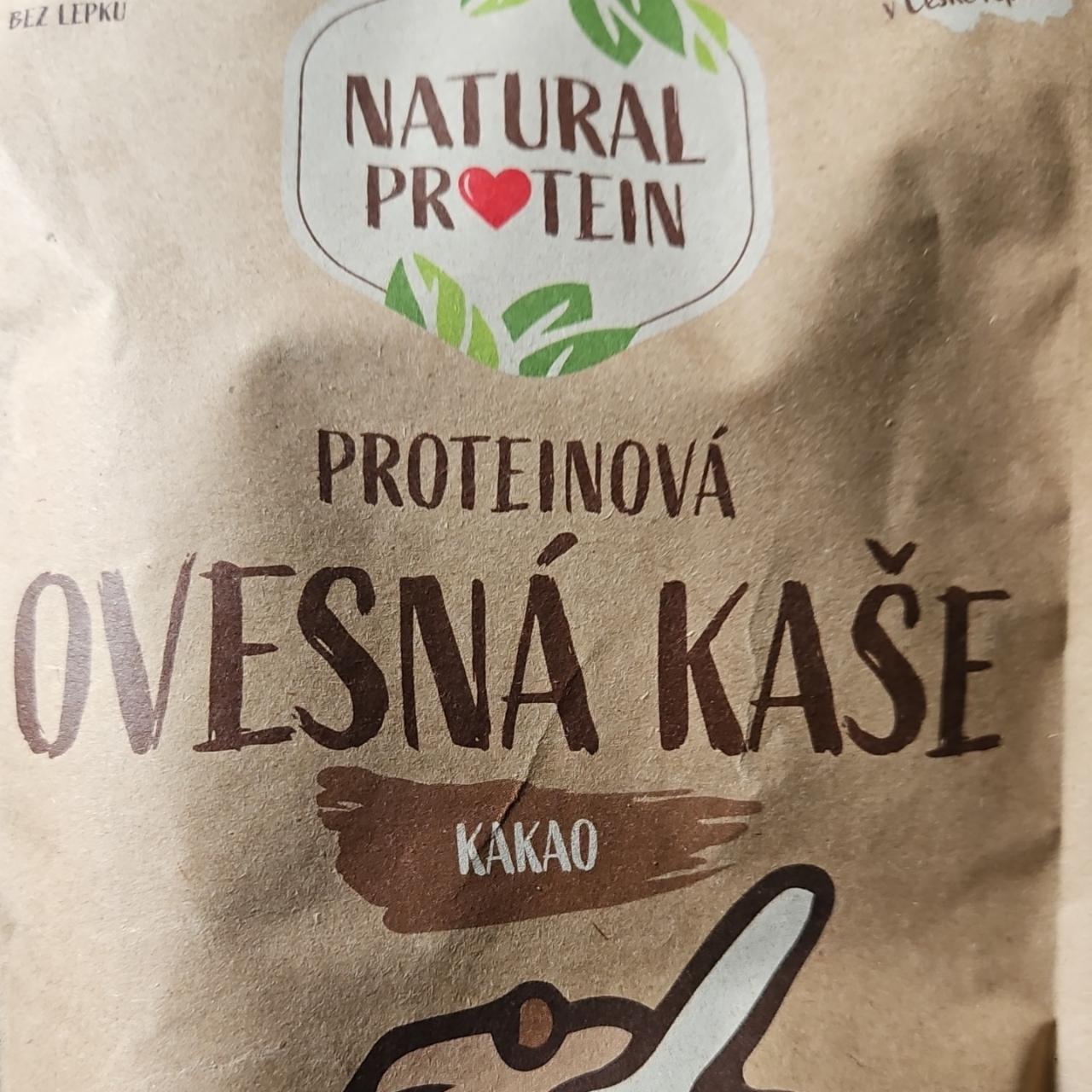 Fotografie - Proteinová ovesná kaše kakao Natural Protein